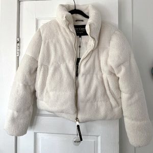 Juicy Couture cropped puffy jacket